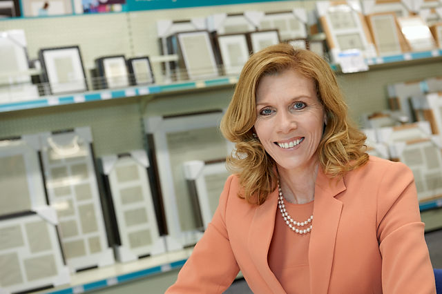 Editorial portrait photograph of Catriona Marshall the CEO of Hobbycraft