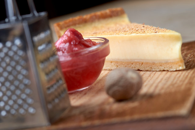 Dessert food photography craeted on location at the Corner House Restaurant in Minster, Kent, UK